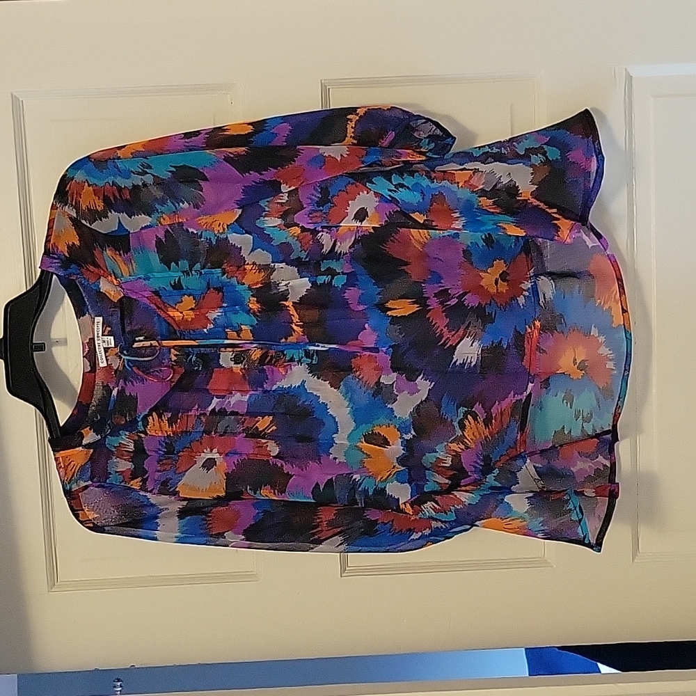 Womens sheer blouse